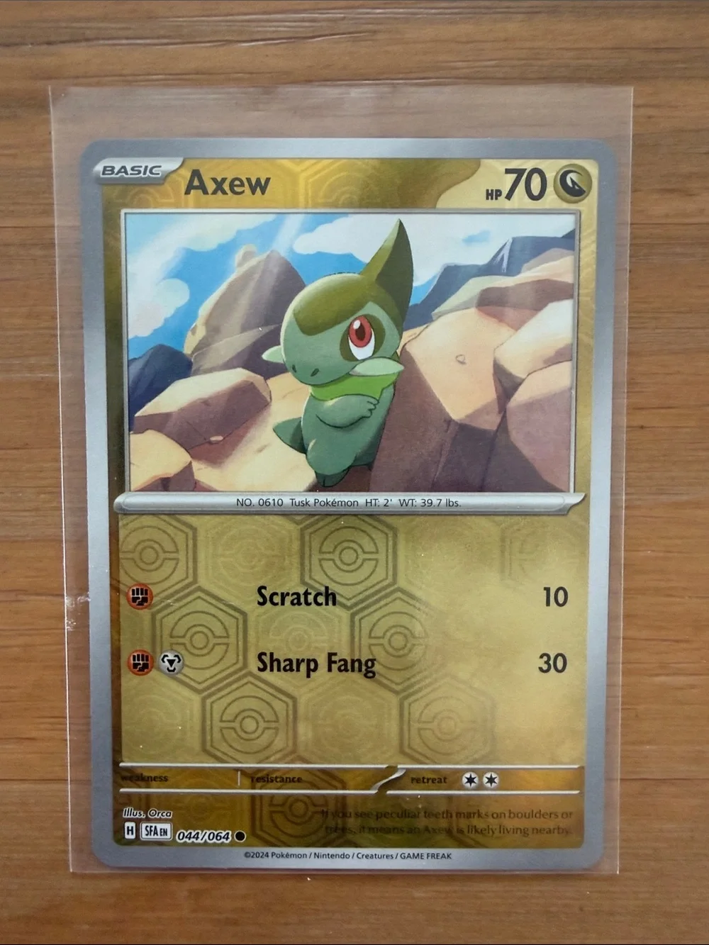 Axew & Fraxure Evolution Lot | 2 Reverse Holo Pokémon Cards ✨5/$25✨